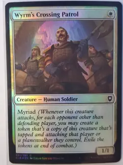 1x Wyrm's Crossing Patrol Battle for Baldur's Gate Foil - NM Condition - Image 1