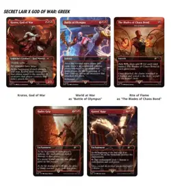 MTG Secret Lair Playstation Foil PRESALE God of War: Greek - Image 2