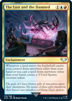 THE LOST AND THE DAMNED 129 Universes Beyond Warhammer 40000 Commander MTG 40K - Image 1