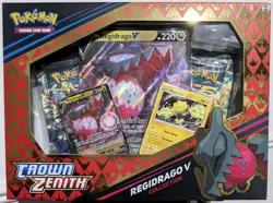 Pokemon TCG Crown Zenith Regidrago V Collection Box Factory Sealed New - Image 1