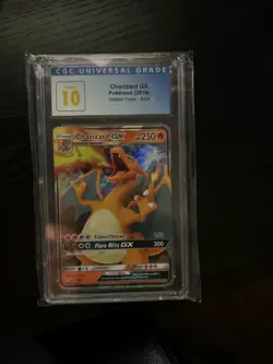 2019 Pokemon Charizard GX Hidden Fates 9/68 CGC 10 Pristine - Image 2