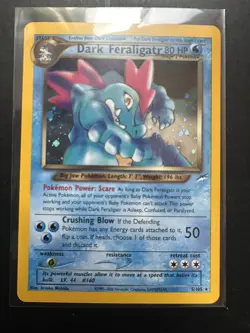 Pokemon TCG | Dark Feraligatr | Holo Rare | Neo Destiny 5/105 | Vintage | LP - Image 1