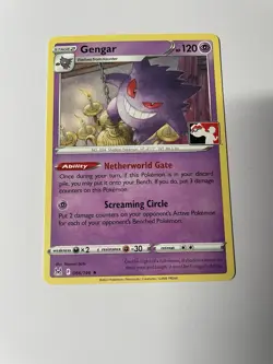 066/196 Gengar Non-Holo Prize Pack Series 3 Stamped Pokemon TCG Lost Origin - Image 1