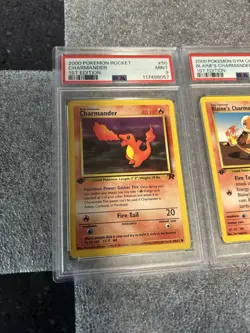 POKEMON ROCKET & GYM CHALLENGE - CHARMANDER 1ST EDITION PSA 9 (Sequential) - Image 3
