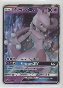 Mewtwo GX Pokemon Sun & Moon Hidden Fates #31 - Image 1