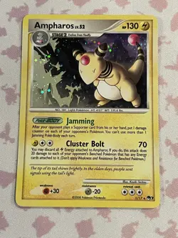 Pokemon TCG Ampharos 1/17 Pop Series 7 Ultra Rare Holo NM/LP - Image 1