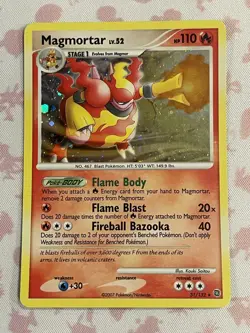Pokemon TCG Magmortar 31/132 Ultra Rare Holo MP/LP - Image 1