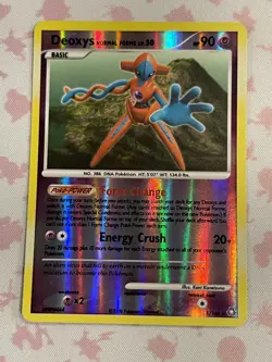 Pokemon TCG Deoxys Normal Forme 1/146 Ultra Rare Reverse Holo LP - Image 1