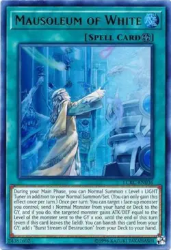 Yugioh! LP Mausoleum of White - LCKC-EN036 - Ultra Rare - Unlimited Edition Ligh - Image 1