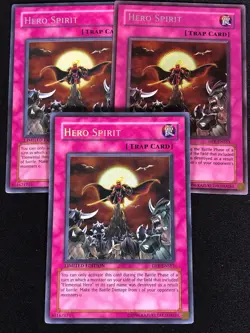 Yugioh Hero Spirit DPK-ENSE3 Secret X3 (MP) - Image 1
