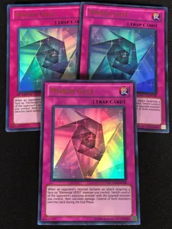 Yugioh Mirror Gate LCGX-EN119 Ultra x3 (NM) One is 1st - Image 1