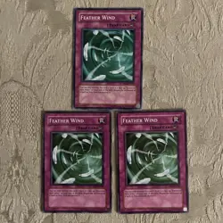 3X Feather Wind EEN-EN058 - Yugioh Yu Gi Oh! 3 Playset - Image 1