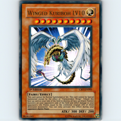 Yugioh Winged Kuriboh LV10 CRV-EN005 1st Edition Ultra Rare Holo - VLP-NM 💎 - Image 1