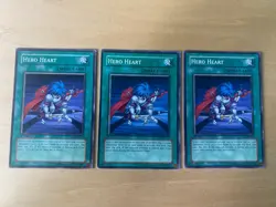 3X Hero Heart SOI-EN037 - Yugioh Yu Gi Oh! 3 Playset 1st Edition - Image 1