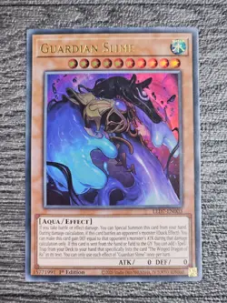 Yu-Gi-Oh TCG Guardian Slime LED7 EN003 1st Edition NM Holofoil - Image 1