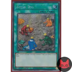 Yugioh Fossil Dig RA01-EN053 Secret Rare 1st Edition NM - Image 1