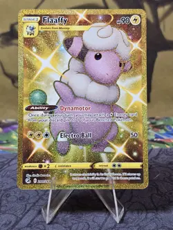 Pokemon TCG Flaaffy 280/264 Gold Secret Rare Fusion Strike Card NM - Image 1