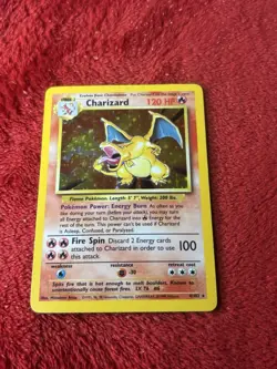 Charizard 004/102 Base Set Holo 1999 Wotc Vintage Pokemon Card Played - Image 1