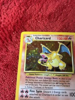 Charizard 004/102 Base Set Holo 1999 Wotc Vintage Pokemon Card Played - Image 2