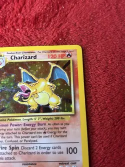 Charizard 004/102 Base Set Holo 1999 Wotc Vintage Pokemon Card Played - Image 3
