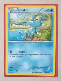 Froakie 38/122 Pokemon Trading Card Game Breakpoint Regular - Image 1