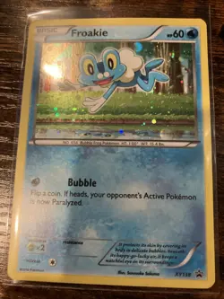 Froakie XY138 Pokemon Card TCG XY Promo Holographic Rare Card VLP - Image 1