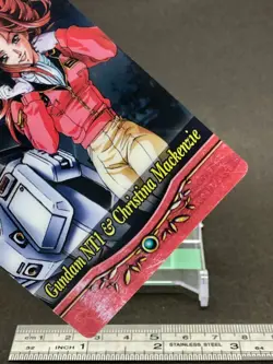 Gundam NT1 & Christina Mackenzie Wafer Card MORINAGA Megahouse Japanese Anime - Image 5