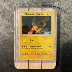 Detective Pikachu | Rare Card | Holo Finish | 10/18 NM | Pokemon Trading Card - Image 2