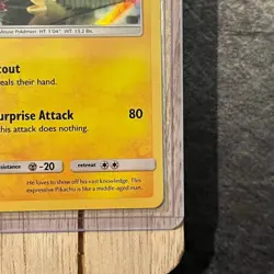 Detective Pikachu | Rare Card | Holo Finish | 10/18 NM | Pokemon Trading Card - Image 4