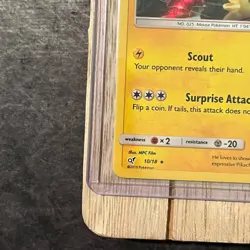 Detective Pikachu | Rare Card | Holo Finish | 10/18 NM | Pokemon Trading Card - Image 5