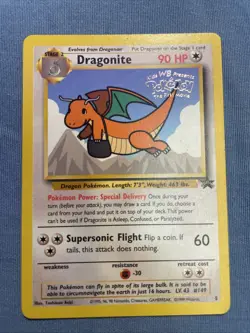 Pokemon TCG Dragonite #5 Black Star Promo WB the First Movie Stamped Card - Image 1