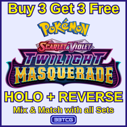 Pokemon Twilight Masquerade TWM Holo & Reverse Holo Singles - Choose Your Card - Image 1
