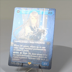 Jill, Shiva's Dominant Borderless 378 Foil Final Fantasy FIN MTG NM See Video - Image 2