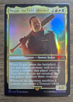 MTG Negan, the Cold-Blooded Foil from Secret Lair Drop NM - Image 1