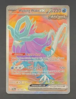 Pokemon Card Walking Wake EX 189/162 Temporal Forces - Near Mint - Image 1
