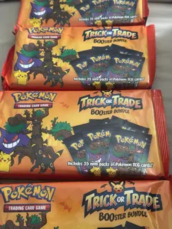 Pokemon TCG: Trick or Trade Booster 2024: Sealed Bundle Pack of 35 Mini Packs - Image 2