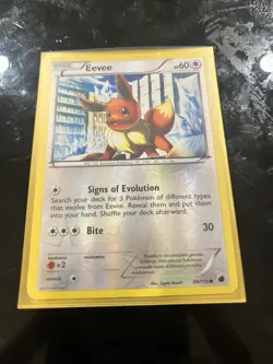 Eevee (Reverse Holo) 90/116 Plasma Freeze (2013) Pokemon TCG - NM - Image 2