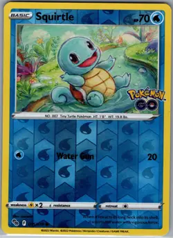 Squirtle 015/078 Common - Pokemon GO TCG (PGO) - Reverse Holo (NM) - Image 1