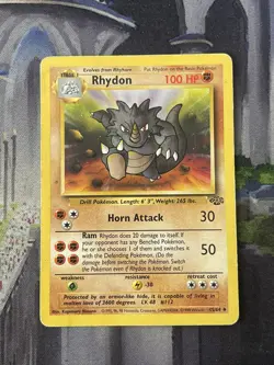 Pokemon - Rhydon - 45/64 - Jungle - 1999 - Image 1