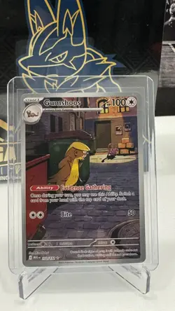 2025 Pokemon Gumshoos 153/132 Illustration Holo- Mega Evolution (C) - Image 1