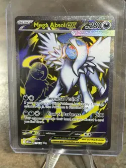 Mega Absol ex Full Art Ultra Rare 161/132 Pokemon Mega Evolution English - Image 1