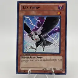Yugioh D.D. Crow LCGX-EN234 Super Rare NM - Image 1