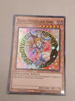 Dark Magician Girl NM Super Rare 1st Edition DPBC-EN009 Yugioh - Image 2