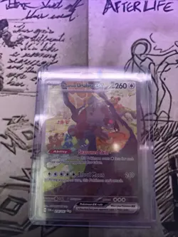Pokemon TCG Bloodmoon Ursaluna EX Twilight Masquerade Card 216/167 - Image 1