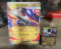 2025 Mega Latias EX Promo 011 And JUMBO Pokemon Card - Image 1