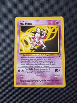 Pokemon - Mr. Mime - Non Holo - 27/130 - Base Set 2 - Rare Card - Image 2