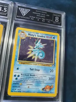Gym Hero Holo Vileplume + Seadra Get Graded 8 Original Pokemon Cards Wotc - Image 5