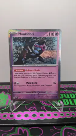 Munkidori 095/167 M/NM Rare Holo Card Sv06: Twilight Masquerade Pokemon TCG - Image 1