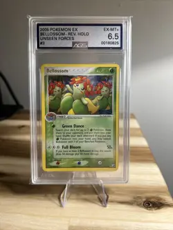 Bellossom 3/115 EX Unseen Forces REVERSE HOLO Pokemon Card 524 AGS 6.5 EX-MT+ - Image 1