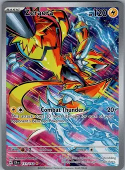 Pokemon Card Zeraora 151/142 Stellar Crown - Near Mint - Image 1